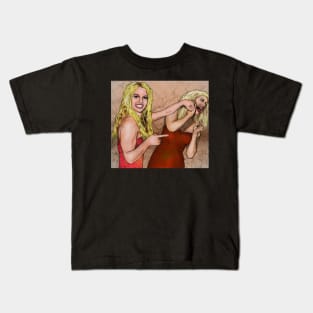 britney vd christina Kids T-Shirt